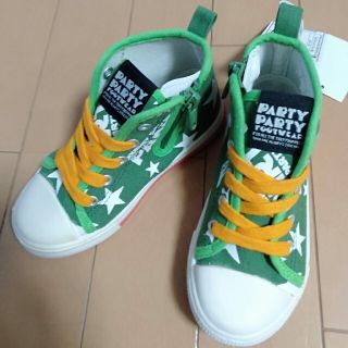 パーティーパーティー(PARTYPARTY)のPARTY　PARTY　★新品＊ハイカットスニーカー　16センチ(スニーカー)