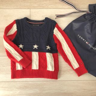 トミーヒルフィガー(TOMMY HILFIGER)の【新品未使用】TOMMY HILFIGER キッズニット92(ニット)