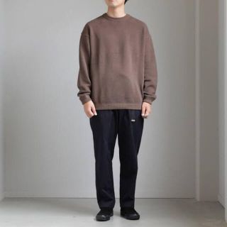 ワンエルディーケーセレクト(1LDK SELECT)のcrepuscule  鹿の子 プルオーバー ニット 2018AW(ニット/セーター)