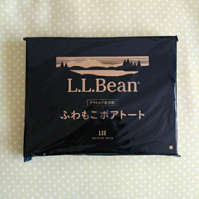 L.L.Bean(エルエルビーン)のLEE（リー）2021年1月号付録　L.L.Beanふわもこボアトート レディースのバッグ(トートバッグ)の商品写真