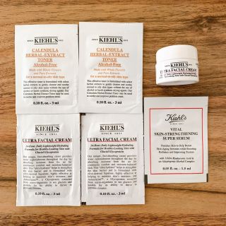 キールズ(Kiehl's)のキールズ クリーム 化粧水 美容液 サンプルセット(サンプル/トライアルキット)