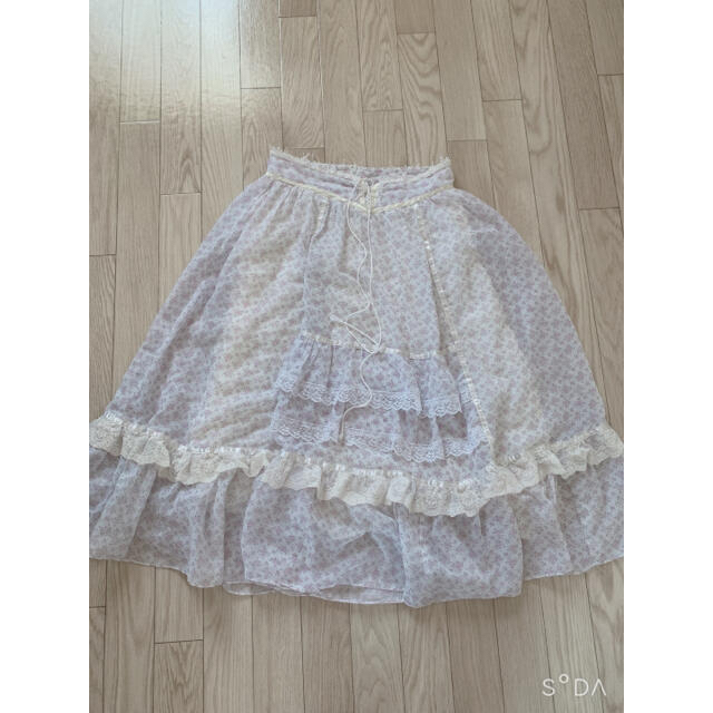 GUNNE SAX(ガニーサックス)のGUNNE SAX Flower lace skirt✳︎ レディースのスカート(ひざ丈スカート)の商品写真