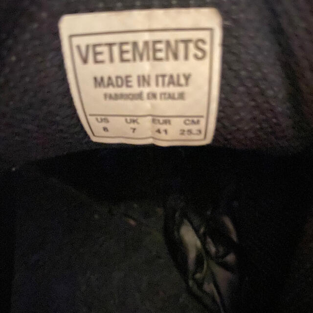 新品 EU36 VETEMENTS x SWEAR ヴェトモン 厚底スニーカー