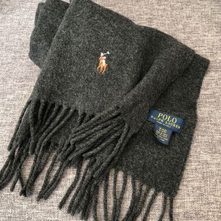 ポロラルフローレン(POLO RALPH LAUREN)のポロ　ラルフローレン ウールマフラー　グレー(マフラー)