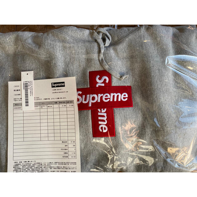 パーカーCross Box Logo Hooded Sweatshirt Mサイズ