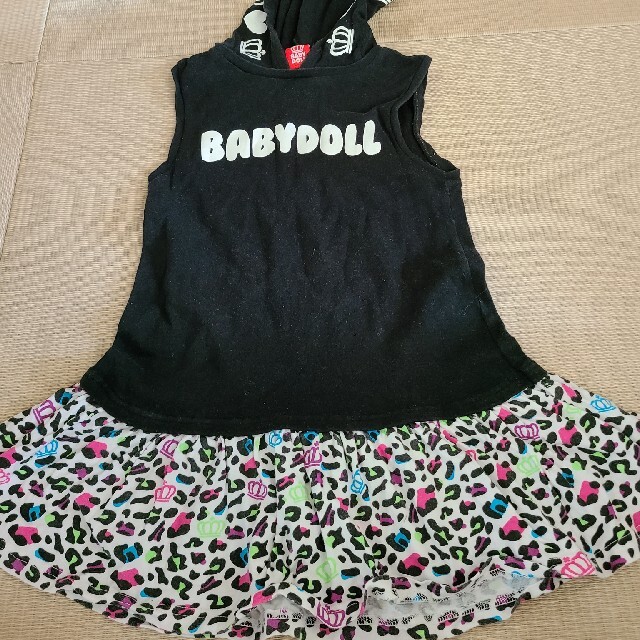 BABYDOLL(ベビードール)のベビードールのワンピース キッズ/ベビー/マタニティのキッズ服女の子用(90cm~)(ワンピース)の商品写真