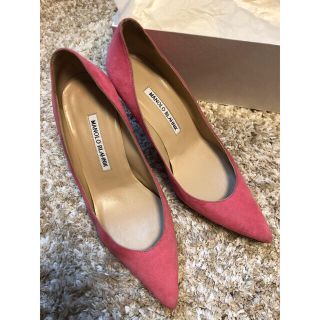 マノロブラニク(MANOLO BLAHNIK)のMANOLO BLAHNIK マノロブラニク キエッタ 36 ピンク(ハイヒール/パンプス)