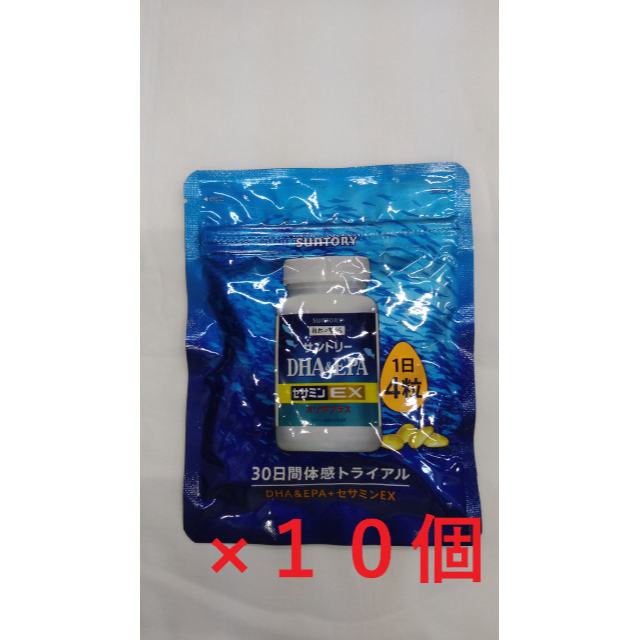 １０個セット】サントリー DHAu0026EPA＋セサミンEX 120粒-