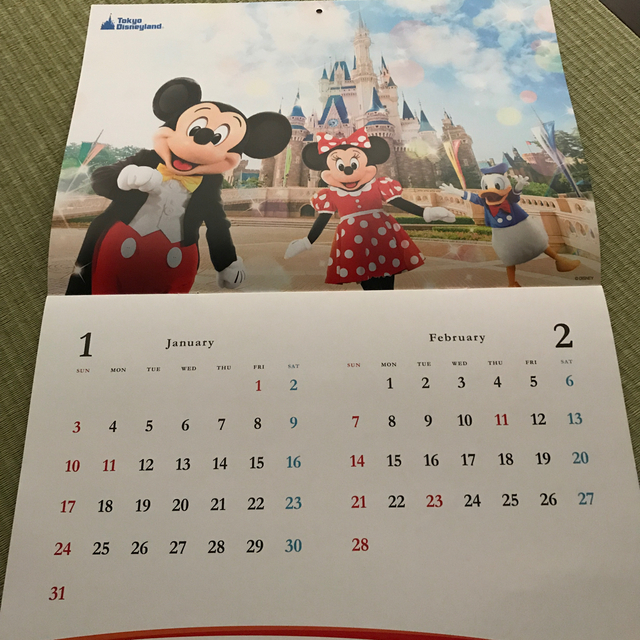 Disney(ディズニー)のENEOS カレンダー2021 インテリア/住まい/日用品の文房具(カレンダー/スケジュール)の商品写真