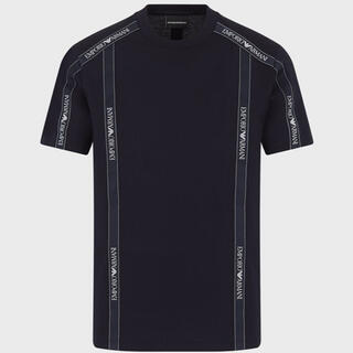 エンポリオアルマーニ(Emporio Armani)のEMPORIO ARMANI  Tシャツ シルケットジャージー製 ロゴテープ (Tシャツ/カットソー(半袖/袖なし))