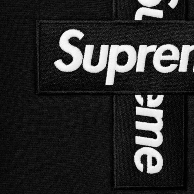 Supreme(シュプリーム)のS Supreme Cross Box Logo Hooded 黒 国内正規品 メンズのトップス(パーカー)の商品写真