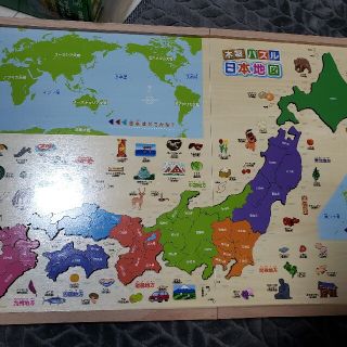 ガッケン(学研)の学研 日本地図 パズル 木製(知育玩具)