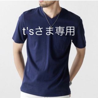 ナノユニバース(nano・universe)の新品 Anti Soaked 汗じみTシャツ nano･universe ブルー(Tシャツ/カットソー(半袖/袖なし))