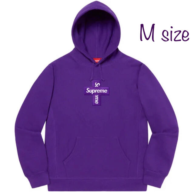 Supreme Cross Box Logo Hooded Sweatshirt