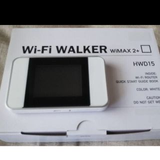 エーユー(au)のWi-Fi WALKER WiMAX 2＋ HWD15 au(その他)