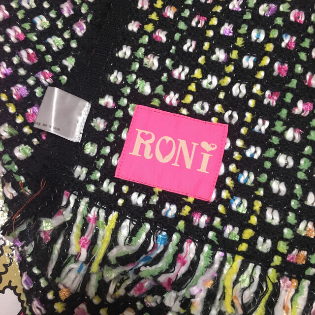 RONI(ロニィ)の🌸RONI🌸ツイード大判ストール🌸 キッズ/ベビー/マタニティのこども用ファッション小物(その他)の商品写真