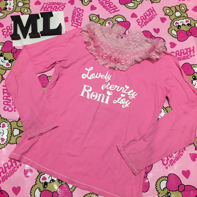RONI(ロニィ)の🌸RONI🌸レースTシャツ🌸ML キッズ/ベビー/マタニティのキッズ服女の子用(90cm~)(Tシャツ/カットソー)の商品写真