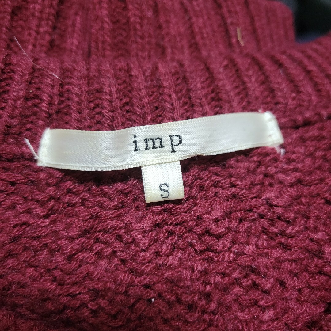 imp(インプ)のニット セーター imp ワインレッド メンズのトップス(ニット/セーター)の商品写真