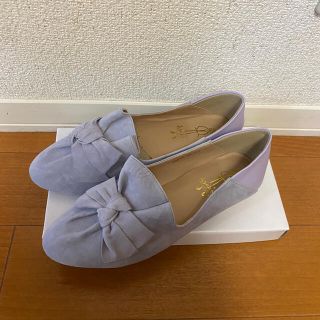 アシナガオジサン(あしながおじさん)の新品⭐︎ リボン　バブーシュ　あしながおじさん(スリッポン/モカシン)