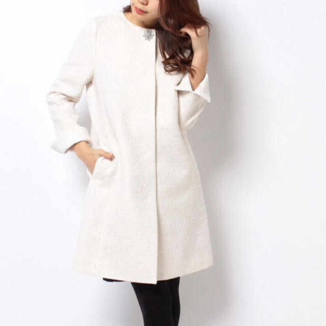 大人気定番商品 JUSGLITTY ジャスグリッティツイードコート