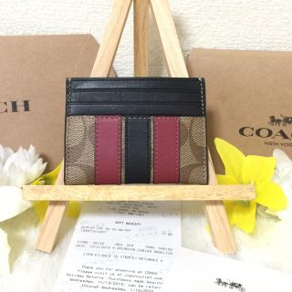 コーチ(COACH)のギフトボックス付 新作 COACH カードケース 名刺入れ パスケース(名刺入れ/定期入れ)