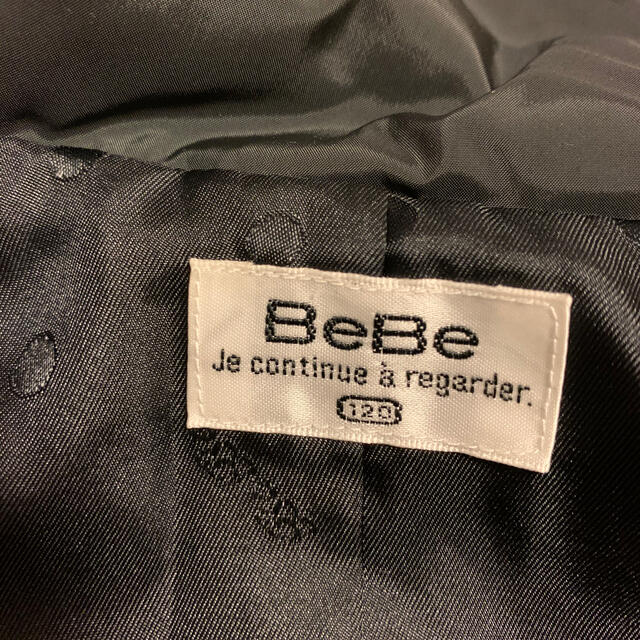 BeBe(ベベ)のbebe 中綿ジャケットコート キッズ/ベビー/マタニティのキッズ服男の子用(90cm~)(ジャケット/上着)の商品写真