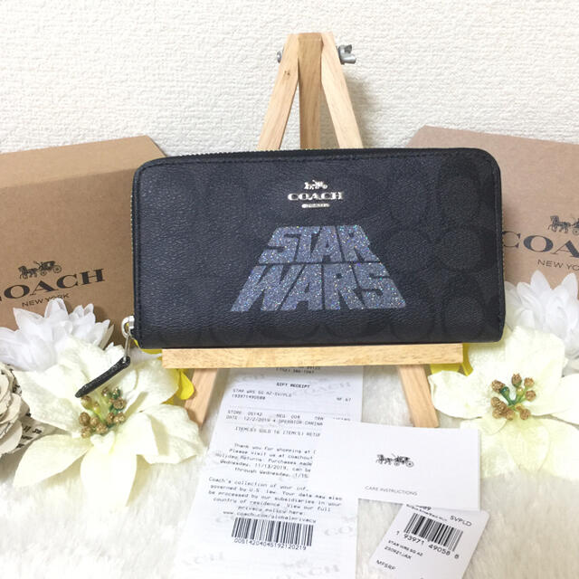 COACH(コーチ)のスターウォーズ コーチ コラボ 長財布 ジップ アラウンド シグネチャー メンズのファッション小物(長財布)の商品写真