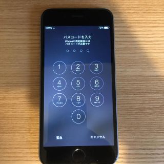 アイフォーン(iPhone)のiPhone6 16GB スペースグレイ MG472J/A SIMフリー(スマートフォン本体)