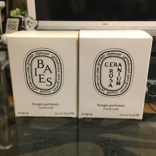 高評価のクリスマスプレゼント ディプティック キャンドル2個セット 箱