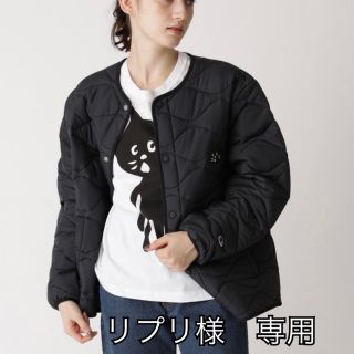 チャンピオン(Champion)の☆専用☆ にゃーとチャンピオンのキルトジャケット★新品・未使用★(ノーカラージャケット)