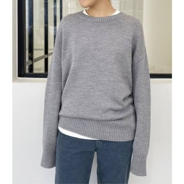 L'Appartement DEUXIEME CLASSE - L'Appartement GENTLEMAN KNIT//グレーの通販 by