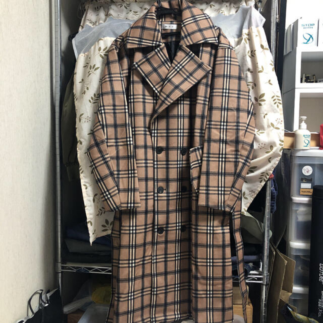ステンカラーコート チェックコートの通販 by ヒデ's shop|ラクマ ステンカラーコート チェックコートの通販 by ヒデ's shop|ラクマ