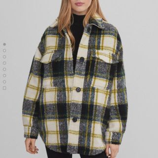 ベルシュカ(Bershka)のBershka❤︎チェック柄オーバーサイズシャツジャケット(その他)