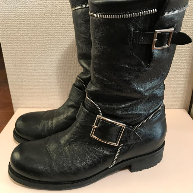 速くおよび自由な JIMMY エンジニアブーツ ジミーチュウ - CHOO ブーツ