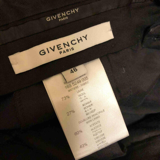 GIVENCHY(ジバンシィ)の正規 Givenchy ジバンシィ モヘヤ  スラックス メンズのパンツ(スラックス)の商品写真