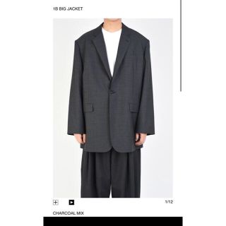 ラッドミュージシャン(LAD MUSICIAN)のladmusician 19aw 1b ビッグジャケット　サイズ42(テーラードジャケット)