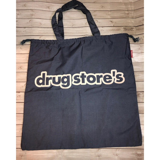 drug store's(ドラッグストアーズ)のドラッグストアーズ    ノベルティ　巾着リバーシブル手提げバッグ レディースのバッグ(エコバッグ)の商品写真