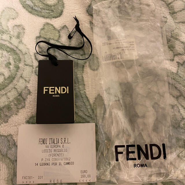 FENDI(フェンディ)の【最終値下げ】FENDI カリート刺繍 ブラックツイル　ネクタイ メンズのファッション小物(ネクタイ)の商品写真