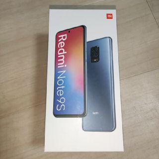 アンドロイド(ANDROID)のRedmi Note 9s グレー 4G 64GB(スマートフォン本体)