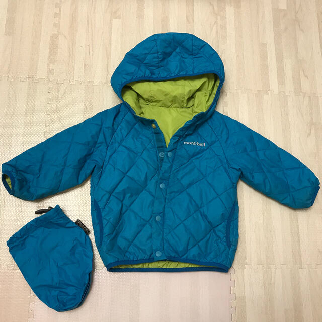 mont bell(モンベル)のモンベル　リバーシブル　キッズ　ジャケット　90 キッズ/ベビー/マタニティのキッズ服女の子用(90cm~)(ジャケット/上着)の商品写真