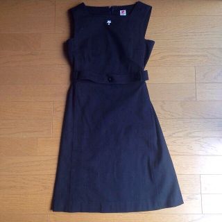 クレージュ(Courreges)のクレージュ21♡黒ワンピース(ミニワンピース)