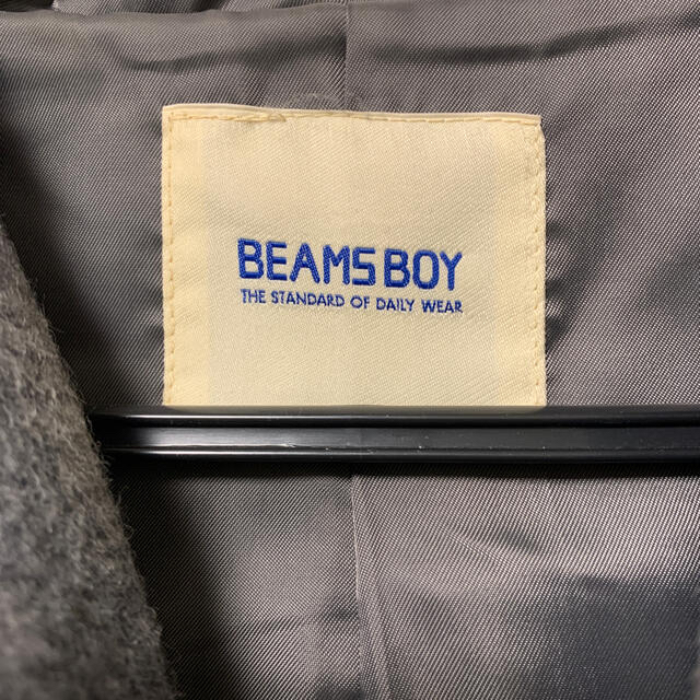 BEAMS BOY(ビームスボーイ)のbeams boy ダッフルコート　グレー レディースのジャケット/アウター(ダッフルコート)の商品写真