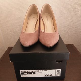 【Runwalk】パンプス(トープグレー・22cm・Eワイズ・7cmヒール)(ハイヒール/パンプス)