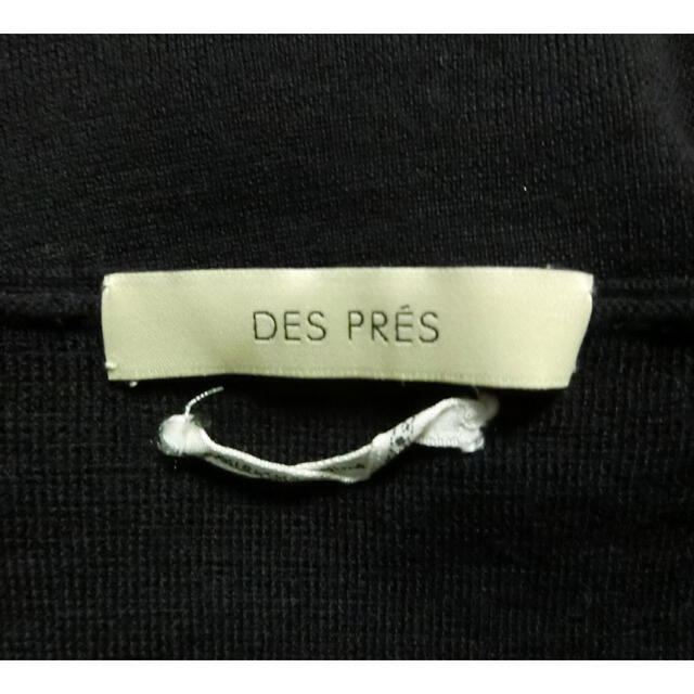DES PRES(デプレ)のDES PRES トゥモローランド　黒いVネックのシンプルな長袖セーター 1 レディースのトップス(ニット/セーター)の商品写真