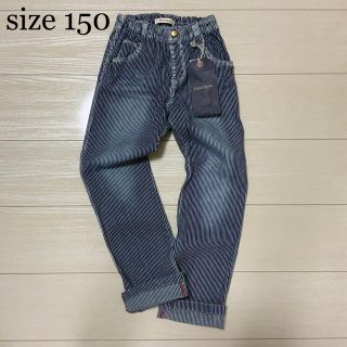 新品タグ付き キッズ ストレッチパンツ 150 ヒッコリー アメカジ(パンツ/スパッツ)