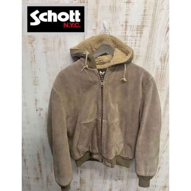 schott(ショット)のSchott ショット　裏ボアパーカー　ブルゾン　アウター　 メンズのジャケット/アウター(ブルゾン)の商品写真