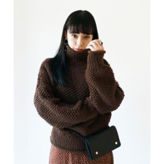 トゥデイフル(TODAYFUL)の★セール【完売】 TODAYFUL Hand knit Short Turtle(ニット/セーター)