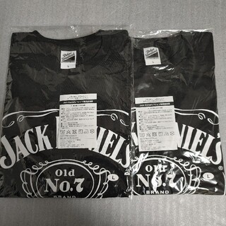 ジャックダニエル　Tシャツ　Lサイズ　２枚セット　新品　未開封　非売品(Tシャツ/カットソー(半袖/袖なし))