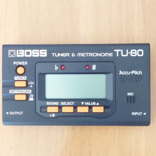 BOSS TU-80 メトロノーム機能装備カード型デジタルチューナー【送料無料】(その他)