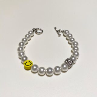 キャピタル(KAPITAL)のpearl beads bracelet パールビーズブレスレット(ブレスレット)